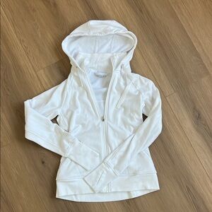 Athleta white Fleece Jacket